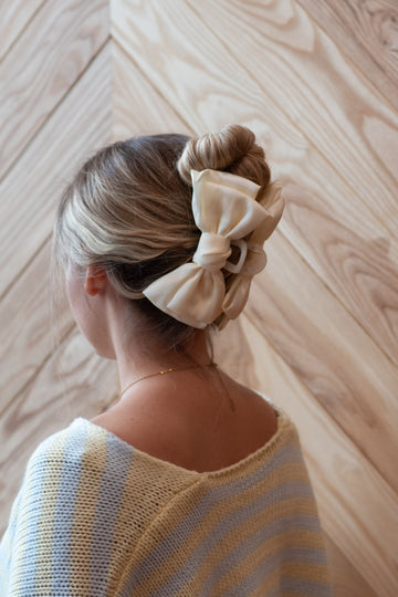 Satin Bow Claw Clips